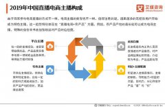 艾媒咨詢：2019年中國直播電商主播構(gòu)成